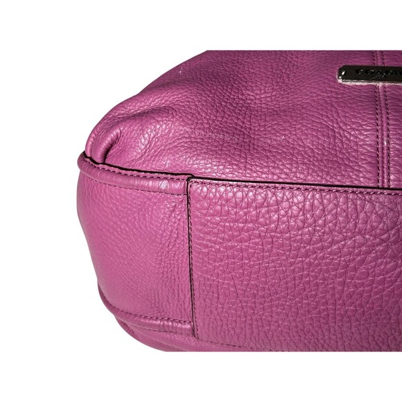 COACH F23309  AVERY Pebbled LEATHER HOBO ROSE Purple Shoulder Y2K 00s - Picture 12 of 16